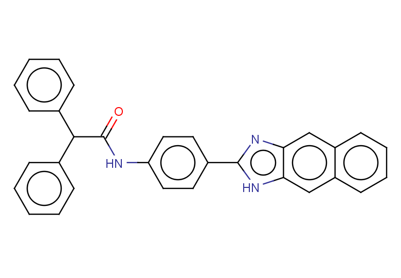 N-(4-{1H-naphtho[2,3-d]imidazol-2-yl}phenyl)-2,2-diphenylacetamide