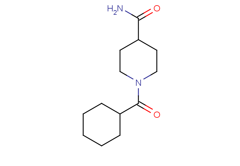 1-cyclohexanecarbonylpiperidine-4-carboxamide