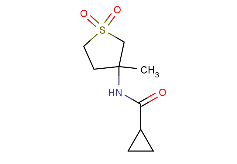 N-(3-methyl-1,1-dioxo-1lambda6-thiolan-3-yl)cyclopropanecarboxamide