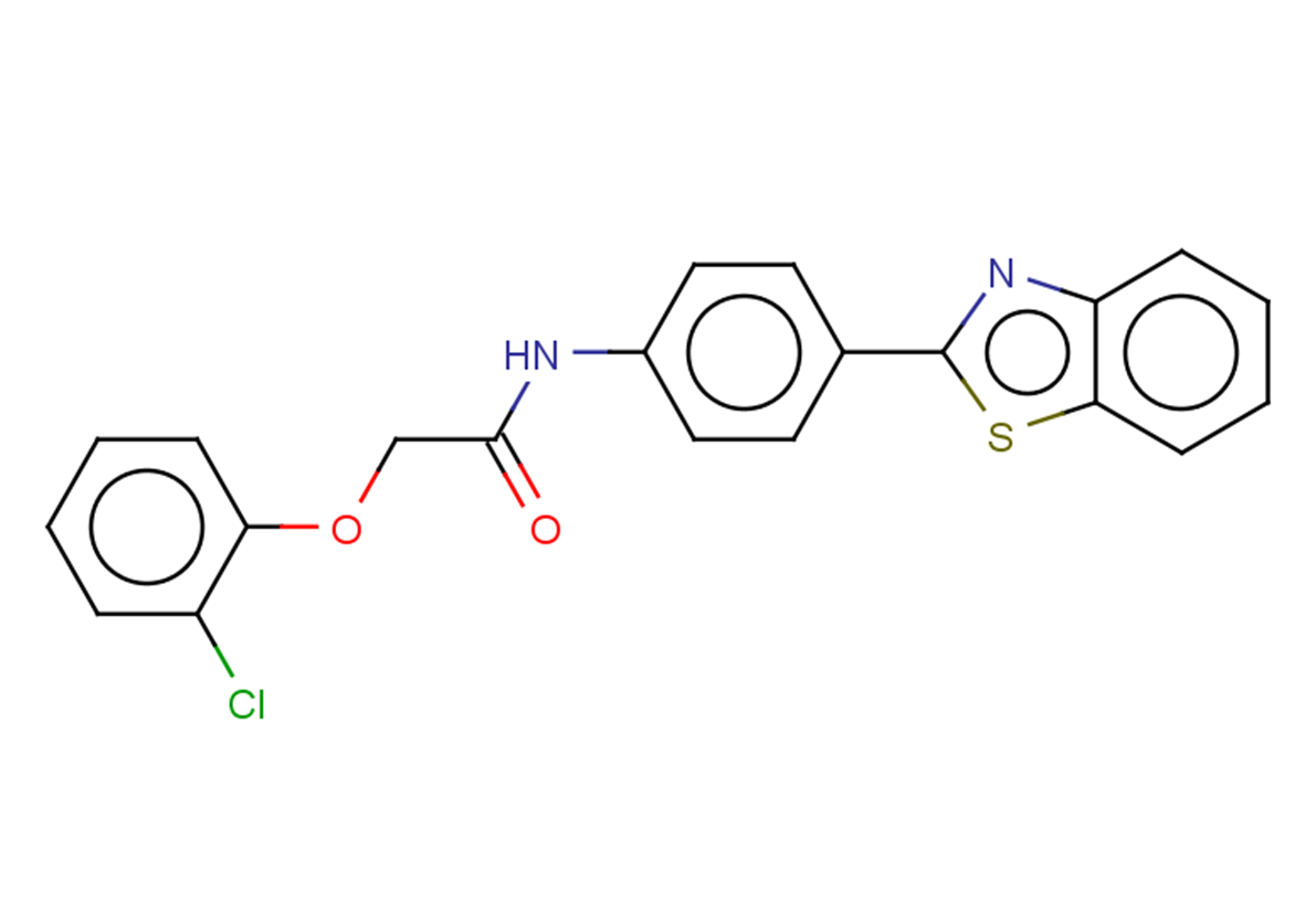 N-[4-(1,3-benzothiazol-2-yl)phenyl]-2-(2-chlorophenoxy)acetamide