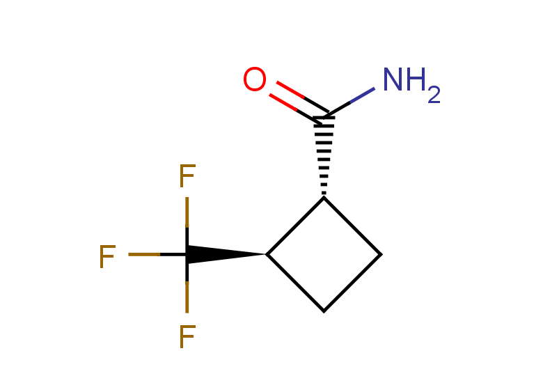 rac-(1R,2R)-2-(trifluoromethyl)cyclobutane-1-carboxamide, trans