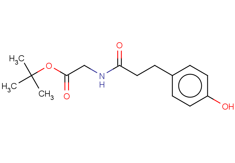 tert-butyl 2-[3-(4-hydroxyphenyl)propanamido]acetate