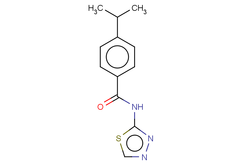4-(propan-2-yl)-N-(1,3,4-thiadiazol-2-yl)benzamide