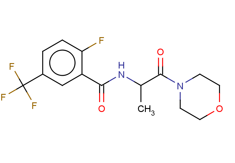 2-fluoro-N-[1-(morpholin-4-yl)-1-oxopropan-2-yl]-5-(trifluoromethyl)benzamide