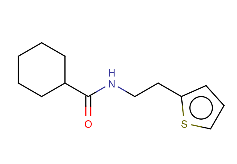 N-[2-(thiophen-2-yl)ethyl]cyclohexanecarboxamide
