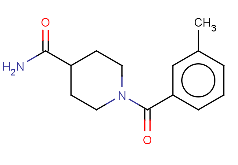 1-(3-methylbenzoyl)piperidine-4-carboxamide