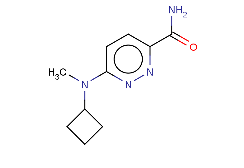 6-[cyclobutyl(methyl)amino]pyridazine-3-carboxamide