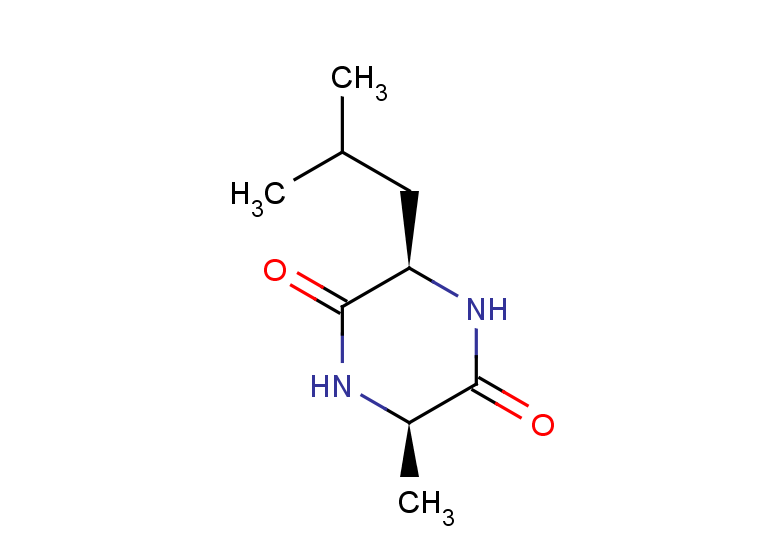 (3R,6R)-3-methyl-6-(2-methylpropyl)piperazine-2,5-dione