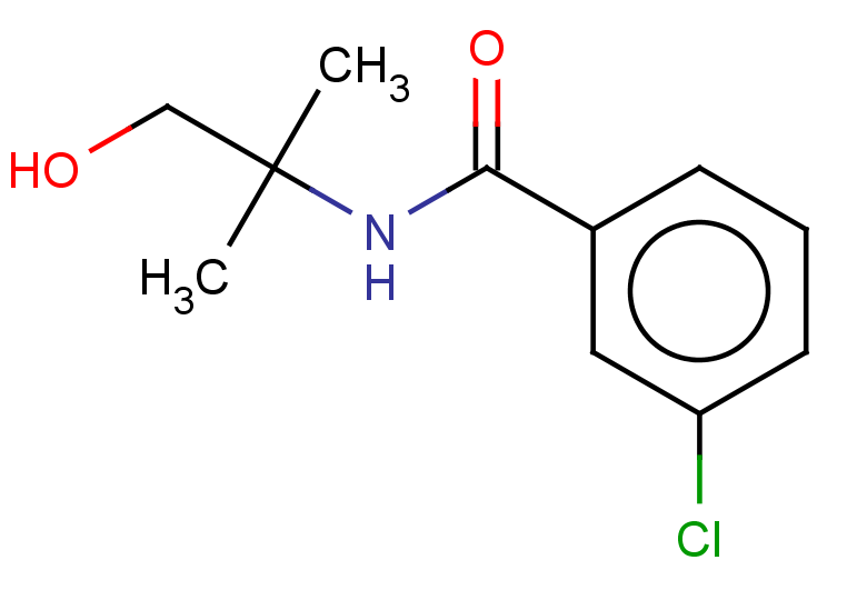 3-chloro-N-(1-hydroxy-2-methylpropan-2-yl)benzamide