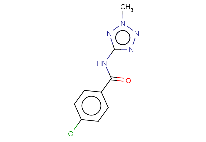 4-chloro-N-(2-methyl-2H-1,2,3,4-tetrazol-5-yl)benzamide