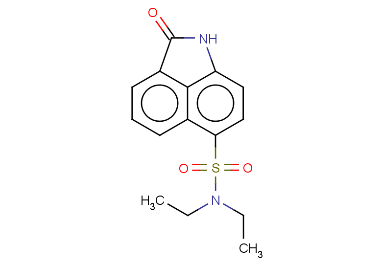 N,N-diethyl-3-oxo-2-azatricyclo[6.3.1.0,4,12]dodeca-1(12),4,6,8,10-pentaene-9-sulfonamide