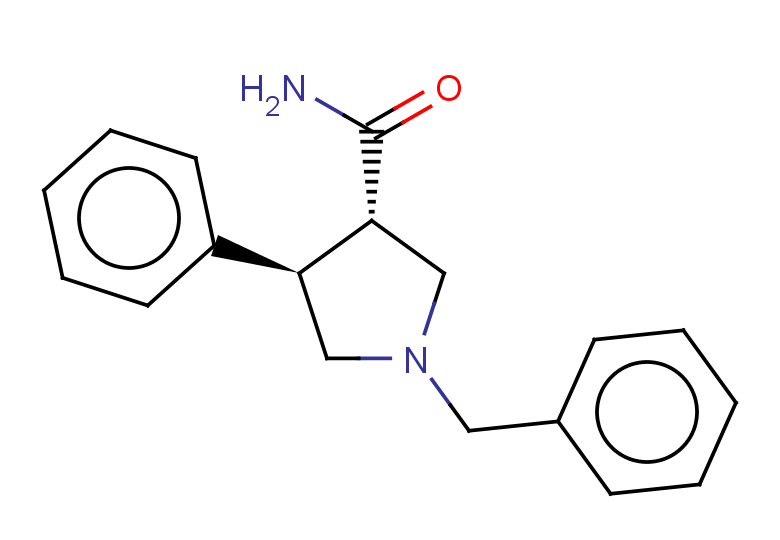 rac-(3R,4S)-1-benzyl-4-phenylpyrrolidine-3-carboxamide, trans