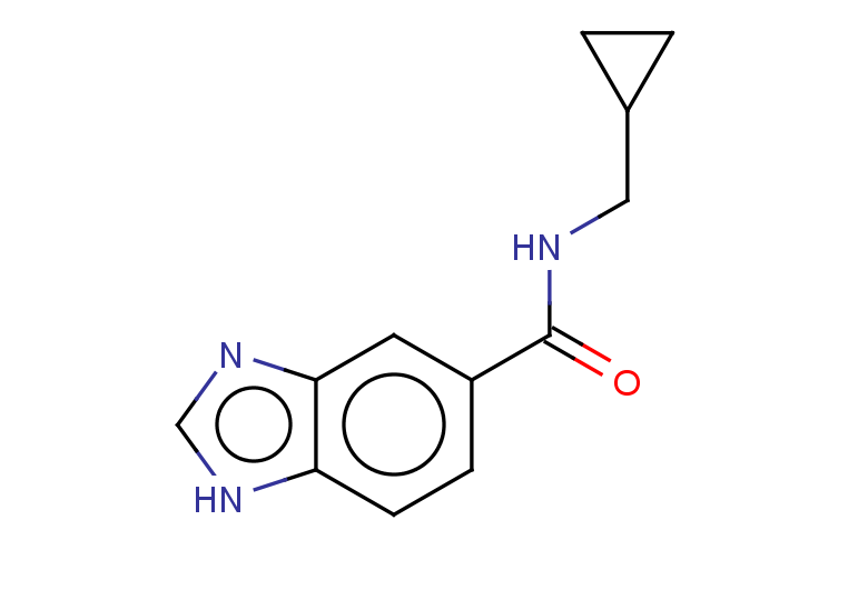 N-(cyclopropylmethyl)-1H-1,3-benzodiazole-5-carboxamide