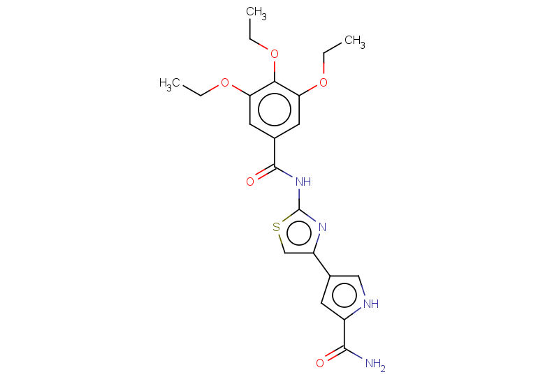 4-[2-(3,4,5-triethoxybenzamido)-1,3-thiazol-4-yl]-1H-pyrrole-2-carboxamide