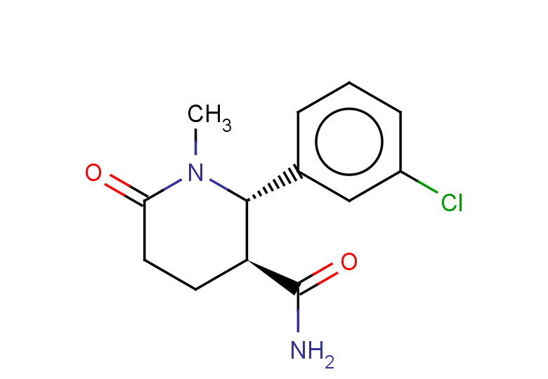(2S,3S)-2-(3-chlorophenyl)-1-methyl-6-oxopiperidine-3-carboxamide