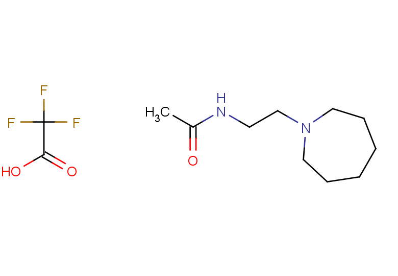 N-[2-(azepan-1-yl)ethyl]acetamide, trifluoroacetic acid