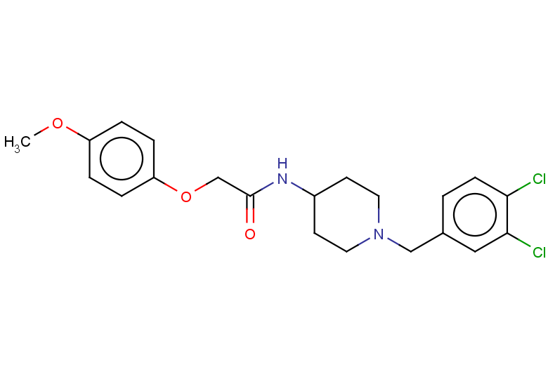 N-{1-[(3,4-dichlorophenyl)methyl]piperidin-4-yl}-2-(4-methoxyphenoxy)acetamide