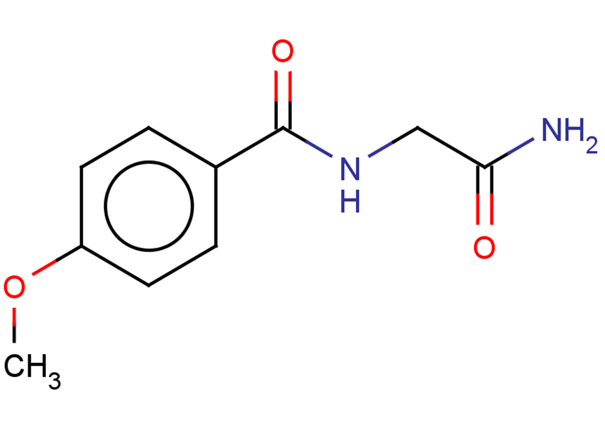 2-[(4-methoxyphenyl)formamido]acetamide