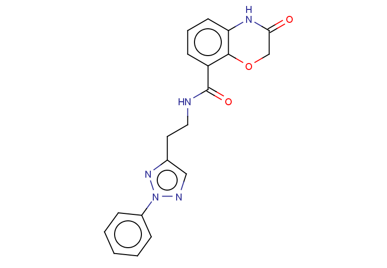 3-oxo-N-[2-(2-phenyl-2H-1,2,3-triazol-4-yl)ethyl]-3,4-dihydro-2H-1,4-benzoxazine-8-carboxamide