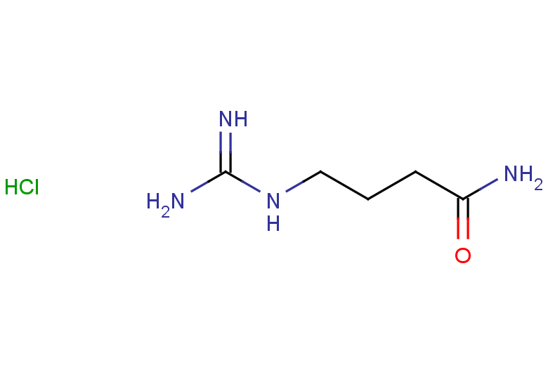 4-carbamimidamidobutanamide hydrochloride