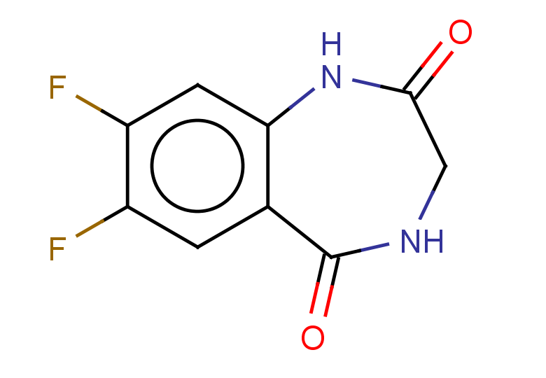 7,8-difluoro-2,3,4,5-tetrahydro-1H-1,4-benzodiazepine-2,5-dione