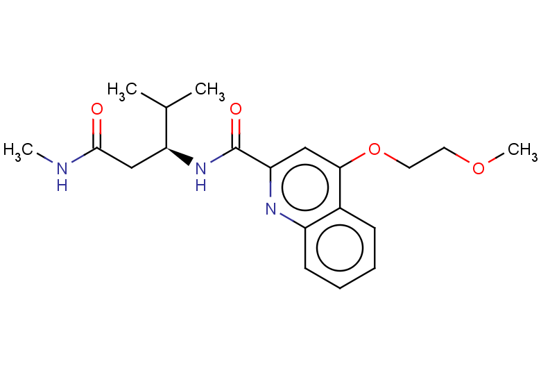 (3S)-3-{[4-(2-methoxyethoxy)quinolin-2-yl]formamido}-N,4-dimethylpentanamide