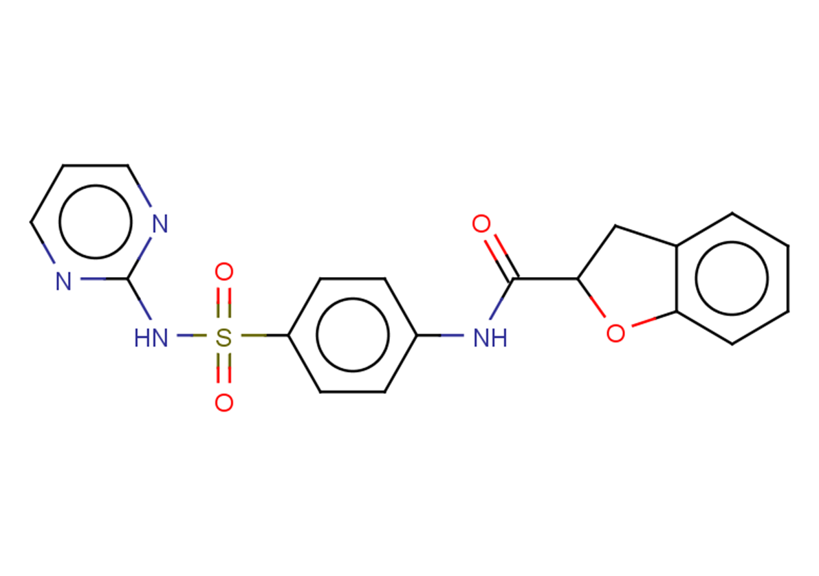 N-{4-[(pyrimidin-2-yl)sulfamoyl]phenyl}-2,3-dihydro-1-benzofuran-2-carboxamide