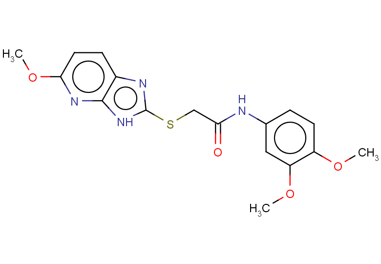 N-(3,4-dimethoxyphenyl)-2-({5-methoxy-3H-imidazo[4,5-b]pyridin-2-yl}sulfanyl)acetamide
