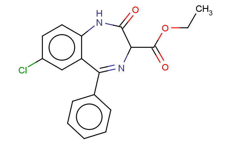 ethyl 7-chloro-2-oxo-5-phenyl-2,3-dihydro-1H-1,4-benzodiazepine-3-carboxylate