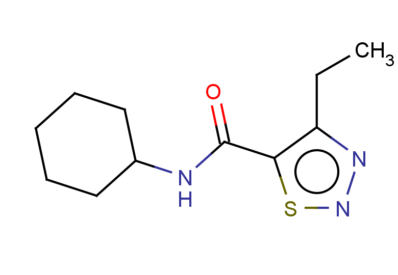 N-cyclohexyl-4-ethyl-1,2,3-thiadiazole-5-carboxamide