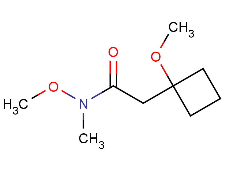 N-methoxy-2-(1-methoxycyclobutyl)-N-methylacetamide