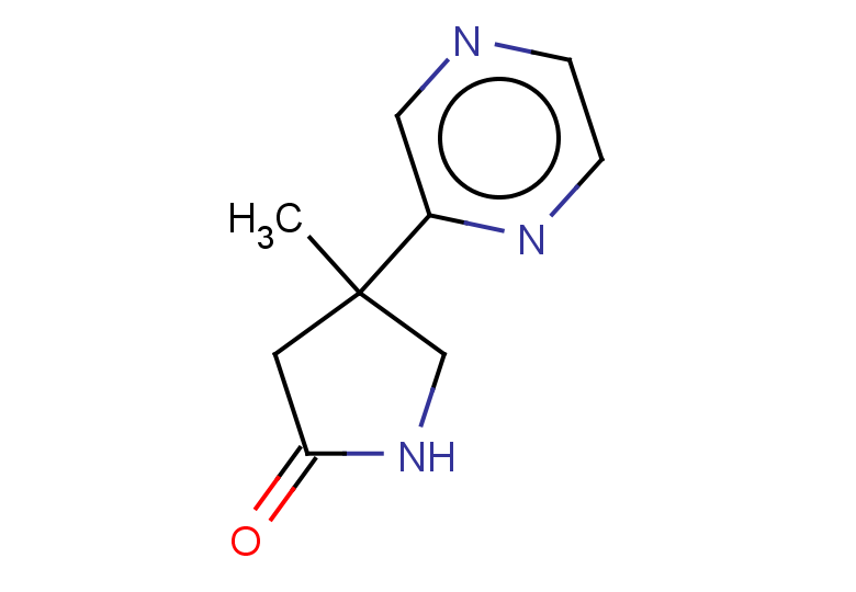 4-methyl-4-(pyrazin-2-yl)pyrrolidin-2-one