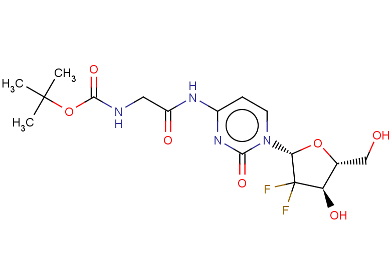 tert-butyl N-[({1-[(2R,4R,5R)-3,3-difluoro-4-hydroxy-5-(hydroxymethyl)oxolan-2-yl]-2-oxo-1,2-dihydropyrimidin-4-yl}carbamoyl)methyl]carbamate