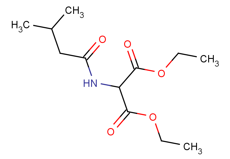 1,3-diethyl 2-(3-methylbutanamido)propanedioate
