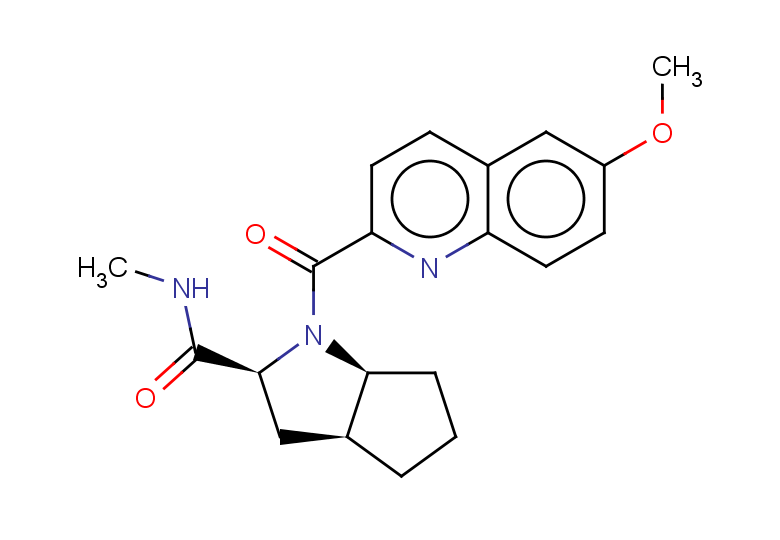(2S,3aS,6aS)-1-(6-methoxyquinoline-2-carbonyl)-N-methyl-octahydrocyclopenta[b]pyrrole-2-carboxamide