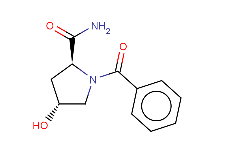 (2S,4R)-1-benzoyl-4-hydroxypyrrolidine-2-carboxamide