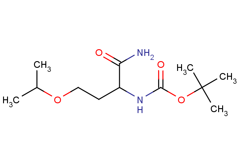 tert-butyl N-[1-carbamoyl-3-(propan-2-yloxy)propyl]carbamate