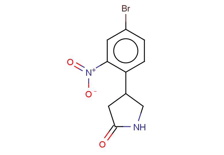 4-(4-bromo-2-nitrophenyl)pyrrolidin-2-one