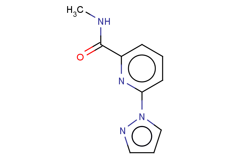 N-methyl-6-(1H-pyrazol-1-yl)pyridine-2-carboxamide