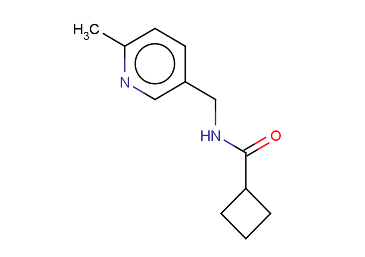 N-[(6-methylpyridin-3-yl)methyl]cyclobutanecarboxamide