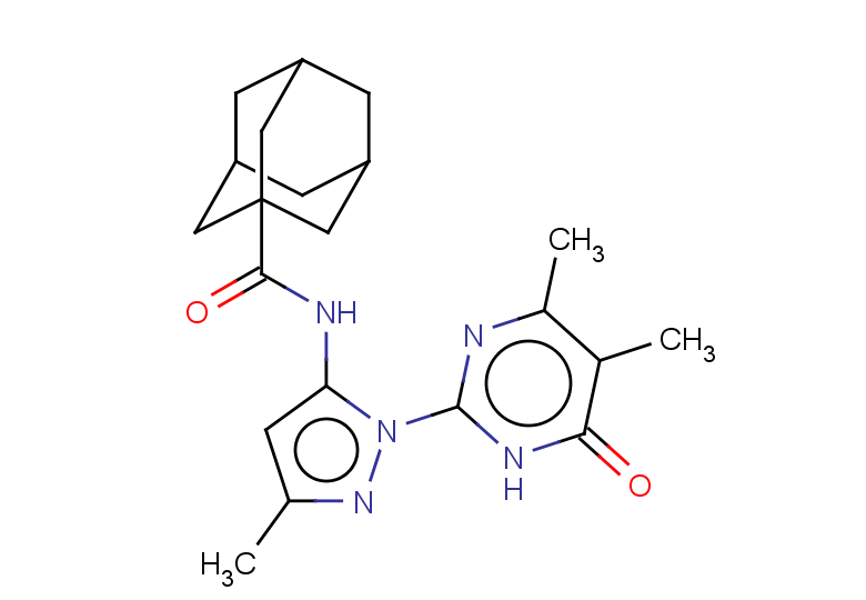 N-[1-(4,5-dimethyl-6-oxo-1,6-dihydropyrimidin-2-yl)-3-methyl-1H-pyrazol-5-yl]adamantane-1-carboxamide