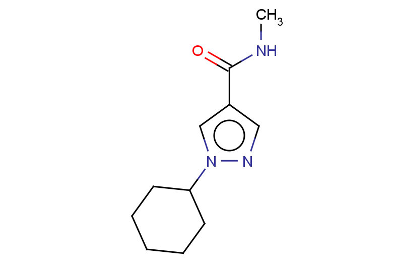 1-cyclohexyl-N-methyl-1H-pyrazole-4-carboxamide