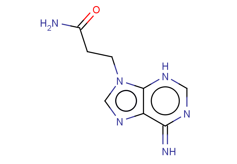 3-(6-imino-6,9-dihydro-3H-purin-9-yl)propanamide
