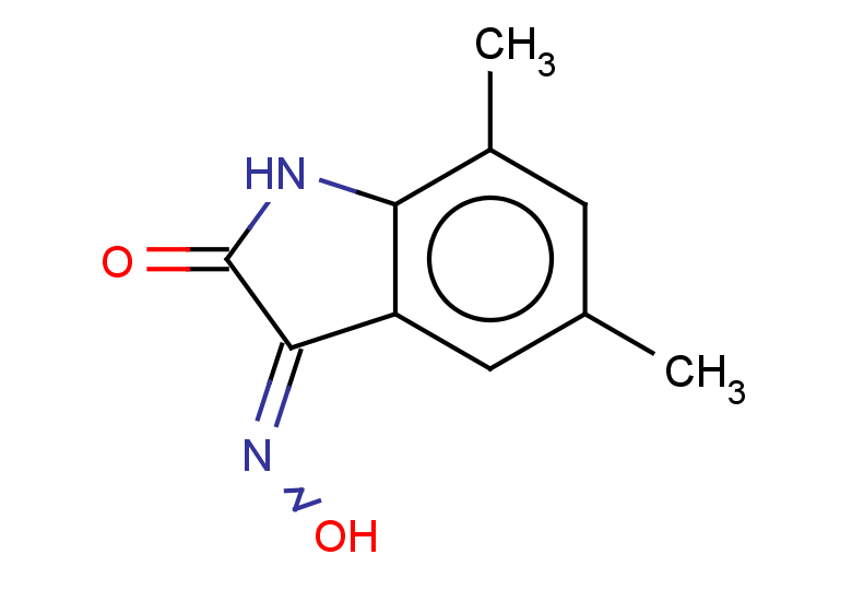 3-(hydroxyimino)-5,7-dimethyl-2,3-dihydro-1H-indol-2-one