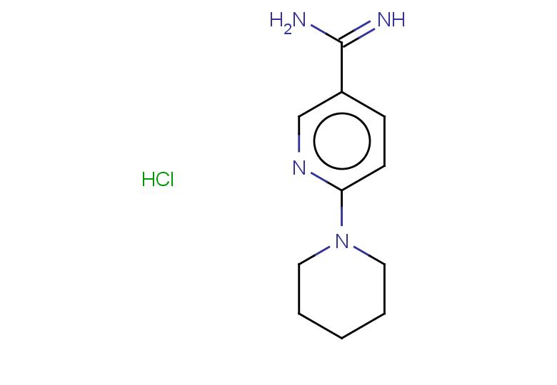 6-(piperidin-1-yl)pyridine-3-carboximidamide hydrochloride