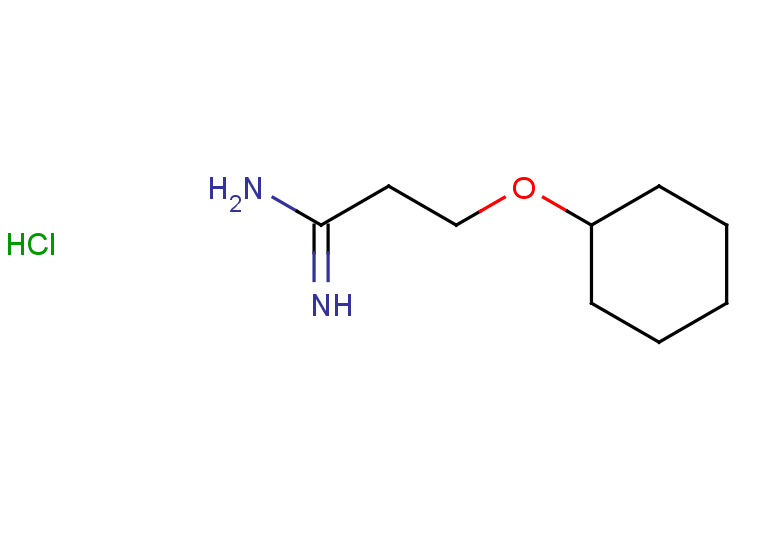 3-(cyclohexyloxy)propanimidamide hydrochloride