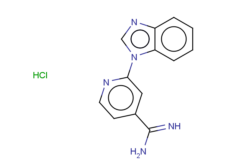 2-(1H-1,3-benzodiazol-1-yl)pyridine-4-carboximidamide hydrochloride