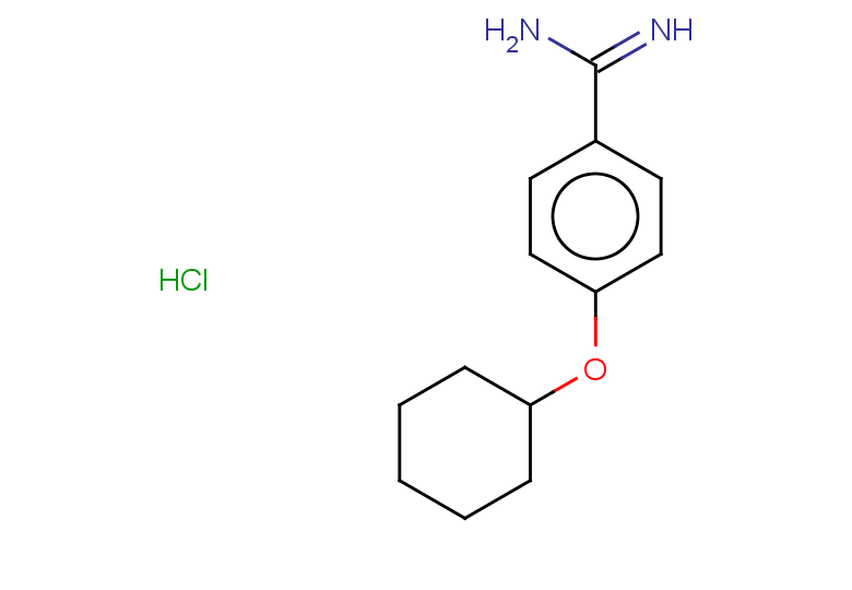 4-(cyclohexyloxy)benzene-1-carboximidamide hydrochloride