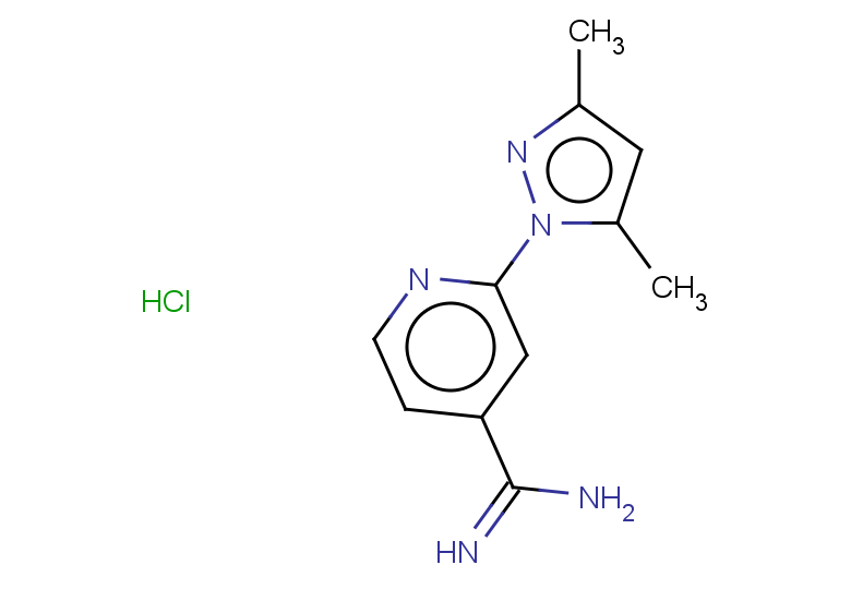 2-(3,5-dimethyl-1H-pyrazol-1-yl)pyridine-4-carboximidamide hydrochloride
