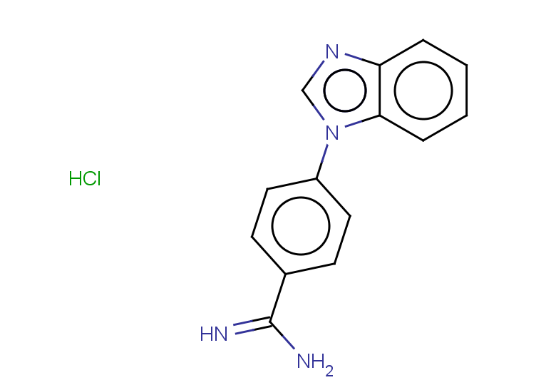 4-(1H-1,3-benzodiazol-1-yl)benzene-1-carboximidamide hydrochloride